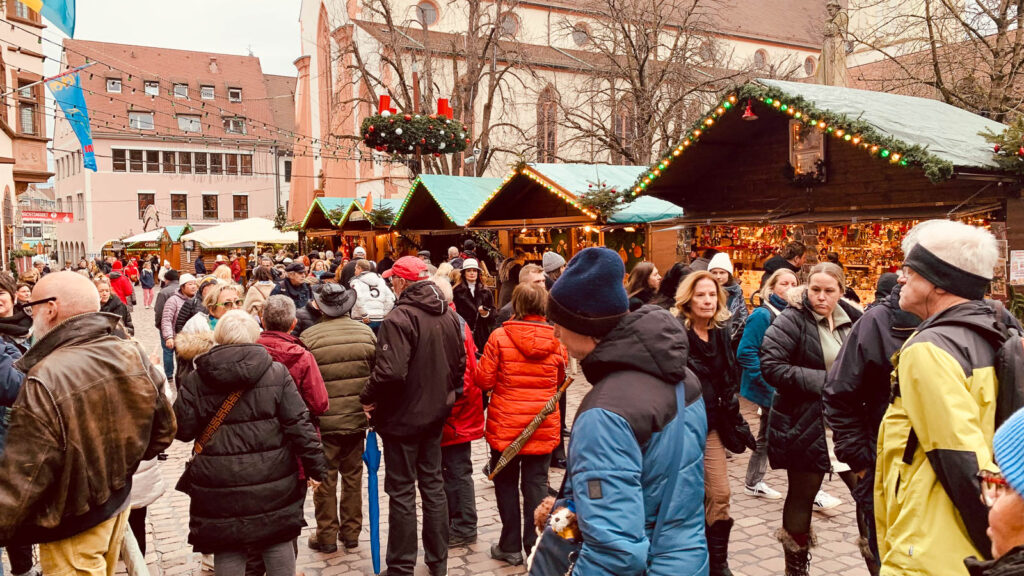 Auf dem Freiburger Weihnachtsmarkt